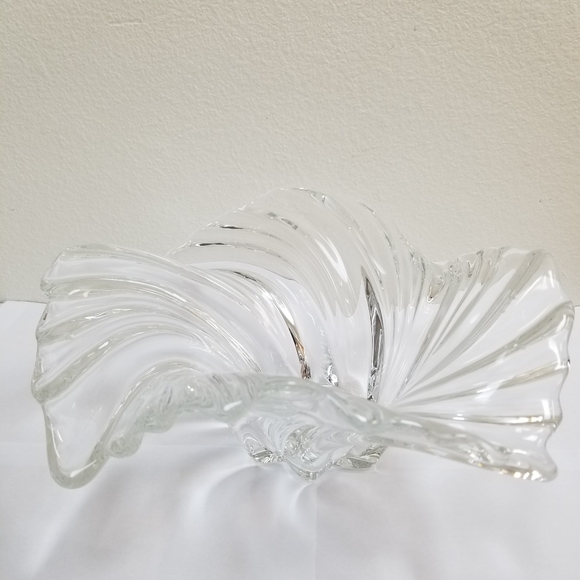 10057 NIB Mikasa Crystal Belle Epoque 11" Dish Bow - Picture 5 of 8